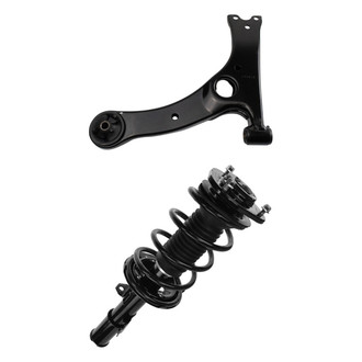 TRQ® - Front Driver Side Strut and Control Arm Kit