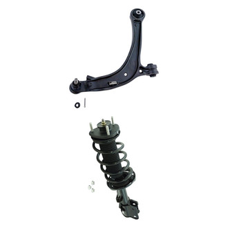 TRQ® - Front Passenger Side Strut and Control Arm Kit