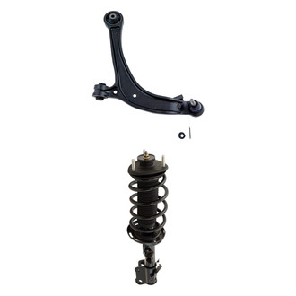 TRQ® - Front Strut and Control Arm Kit
