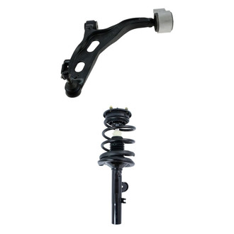 TRQ® - Shock Absorber and Control Arm Kit