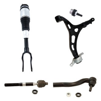 TRQ® - Front Driver Side Strut with Control Arm and Tie Rod End Kit