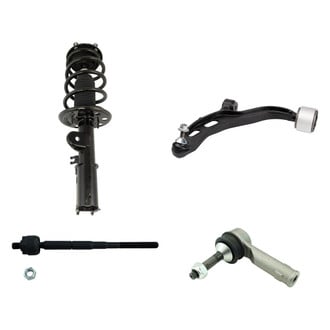 TRQ® - Front Driver Side Complete Strut Assembly with Control Arm and Tie Rod End Kit