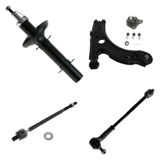TRQ® - Front Driver Side Strut with Control Arm and Tie Rod End Kit
