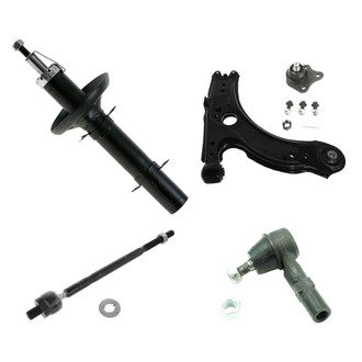 TRQ® - Front Driver Side Strut with Control Arm and Tie Rod End Kit