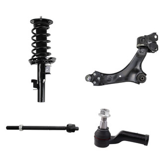TRQ® - Front Complete Strut Assembly with Control Arm and Tie Rod End Kit