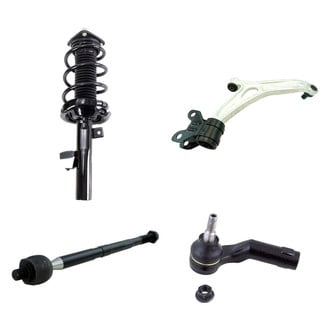 TRQ® - Front Driver Side Complete Strut Assembly with Control Arm and Tie Rod End Kit