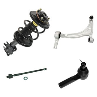 TRQ® - Front Driver Side Complete Strut Assembly with Control Arm and Tie Rod End Kit
