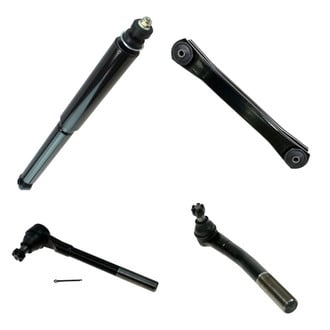 TRQ® - Front Shock Absorber with Control Arm and Tie Rod End Kit