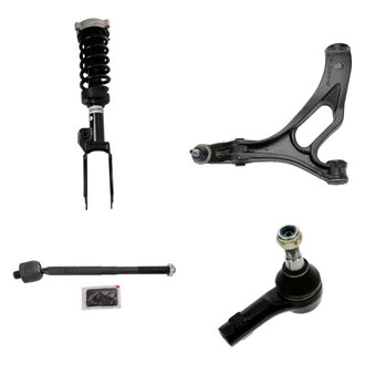 TRQ® - Front Driver Side Complete Strut Assembly with Control Arm and Tie Rod End Kit