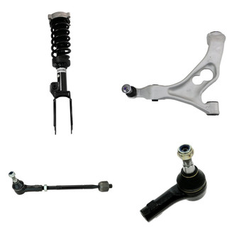 TRQ® - Front Driver Side Complete Strut Assembly with Control Arm and Tie Rod End Kit