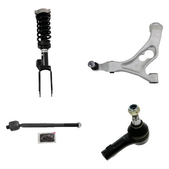 TRQ® - Front Driver Side Complete Strut Assembly with Control Arm and Tie Rod End Kit