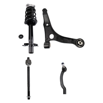 TRQ® - Front Driver Side Strut with Control Arm and Tie Rod End Kit