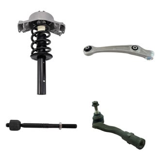 TRQ® - Front Driver Side Strut with Control Arm and Tie Rod End Kit