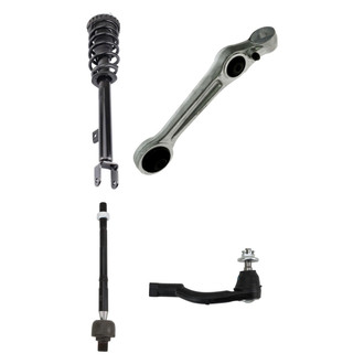 TRQ® - Front Driver Side Strut with Control Arm and Tie Rod End Kit
