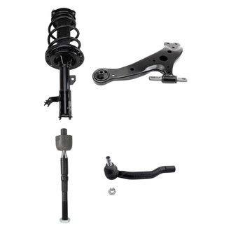 TRQ® - Front Driver Side Strut with Control Arm and Tie Rod End Kit