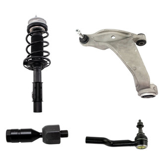 TRQ® - Front Driver Side Strut with Control Arm and Tie Rod End Kit