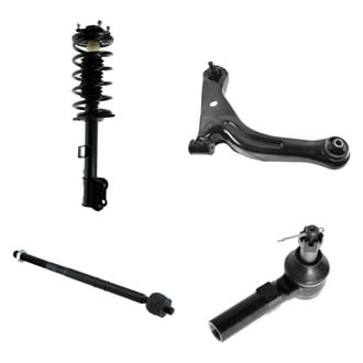 TRQ® - Front Passenger Side Complete Strut Assembly with Control Arm and Tie Rod End Kit
