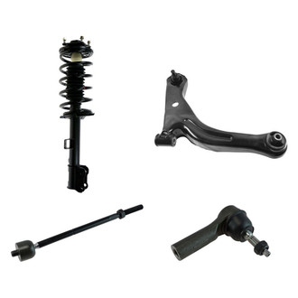 TRQ® BNDL-11302-00000328 - Front Passenger Side Complete Strut Assembly with Control Arm and Tie Rod End Kit