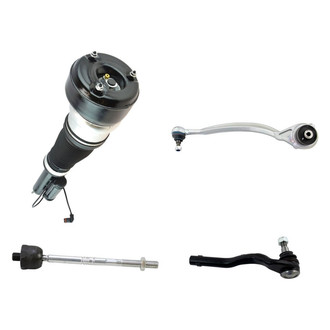 TRQ® - Front Passenger Side Strut with Control Arm and Tie Rod End Kit