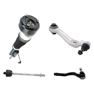TRQ® - Front Passenger Side Strut with Control Arm and Tie Rod End Kit