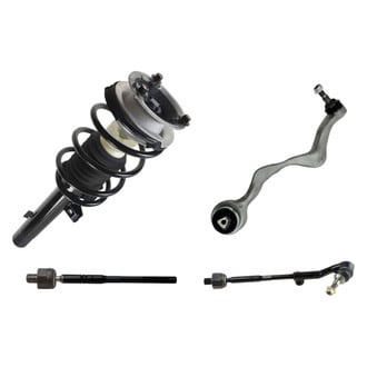 TRQ® - Front Passenger Side Complete Strut Assembly with Control Arm and Tie Rod End Kit