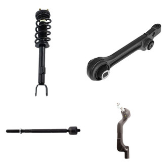 TRQ® - Front Passenger Side Complete Strut Assembly with Control Arm and Tie Rod End Kit