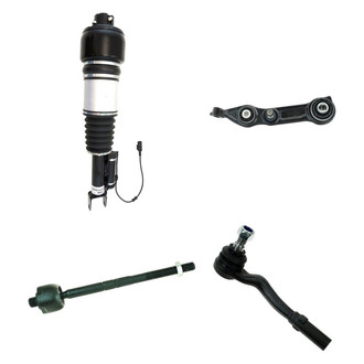 TRQ® - Front Passenger Side Strut with Control Arm and Tie Rod End Kit