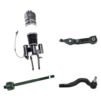 TRQ® - Front Passenger Side Strut with Control Arm and Tie Rod End Kit