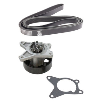TRQ® - Engine Coolant Water Pump and Serpentine Belt Kit