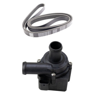 TRQ® - Electric Engine Water Pump and Serpentine Belt Kit