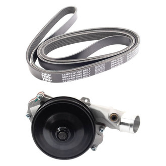 TRQ® - Engine Water Pump and Serpentine Belt Kit