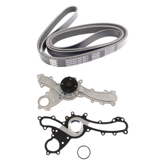 TRQ® - Engine Water Pump and Serpentine Belt Kit