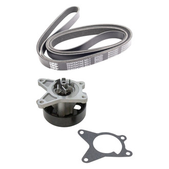 TRQ® - Engine Water Pump and Serpentine Belt Kit