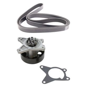 TRQ® - Engine Coolant Water Pump and Serpentine Belt Kit