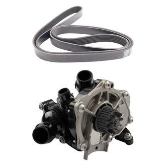 TRQ® - Engine Coolant Water Pump and Serpentine Belt Kit