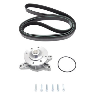 TRQ® - Engine Water Pump and Serpentine Belt Kit