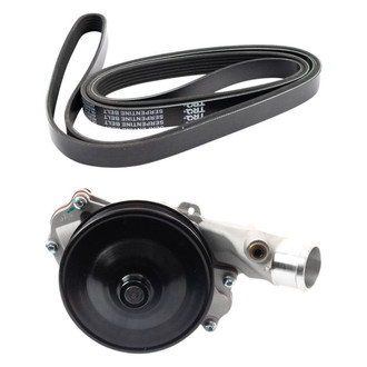TRQ® - Engine Water Pump and Serpentine Belt Kit