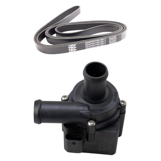 TRQ® - Electric Engine Water Pump and Serpentine Belt Kit