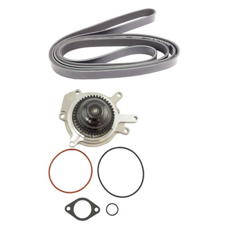 TRQ® - Engine Water Pump and Serpentine Belt Kit