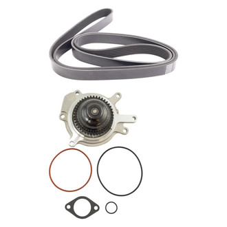 TRQ® - Engine Water Pump and Serpentine Belt Kit