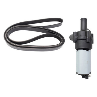 TRQ® - Engine Auxiliary Water Pump and Serpentine Belt Kit