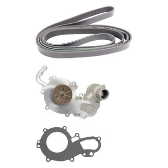 TRQ® - Engine Coolant Water Pump and Serpentine Belt Kit