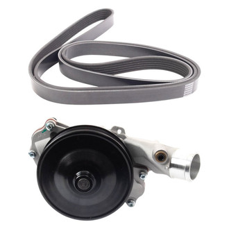 TRQ® - Engine Water Pump and Serpentine Belt Kit
