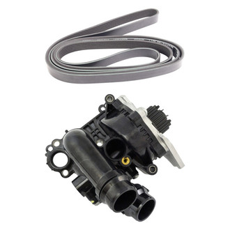 TRQ® - Engine Water Pump and Serpentine Belt Kit