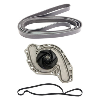 TRQ® - Engine Water Pump and Serpentine Belt Kit