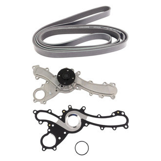 TRQ® - Engine Water Pump and Serpentine Belt Kit