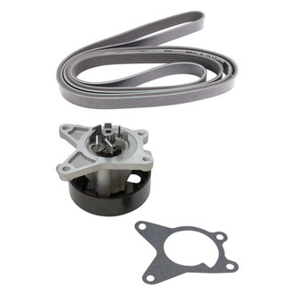 TRQ® - Engine Water Pump and Serpentine Belt Kit