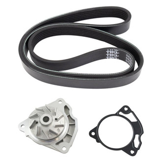 TRQ® - Engine Coolant Water Pump and Serpentine Belt Kit