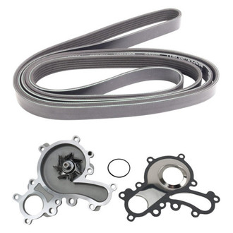 TRQ® - Engine Water Pump and Serpentine Belt Kit