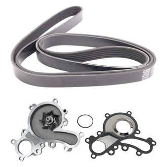 TRQ® - Engine Water Pump and Serpentine Belt Kit